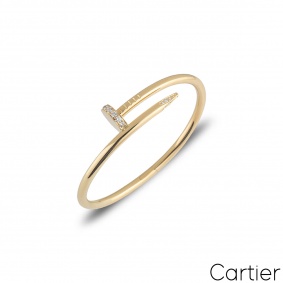 Cartier Yellow Gold Diamond Juste Un Clou Bracelet Size 16 B6048616 Cartier Yellow Gold Diamond Juste Un Clou Bracelet Size 16 B6048616